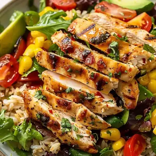 High Protein Southwest Chicken Salad