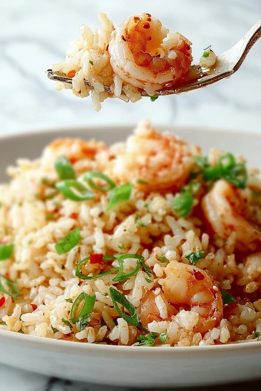 Garlic Shrimp Fried Rice