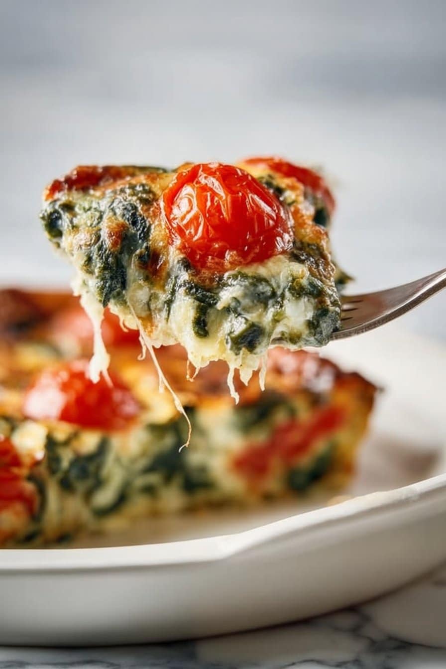 Spinach Casserole with Tomato