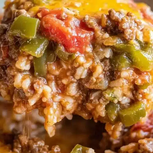 Instant Pot stuffed pepper casserole garnished and ready to serve