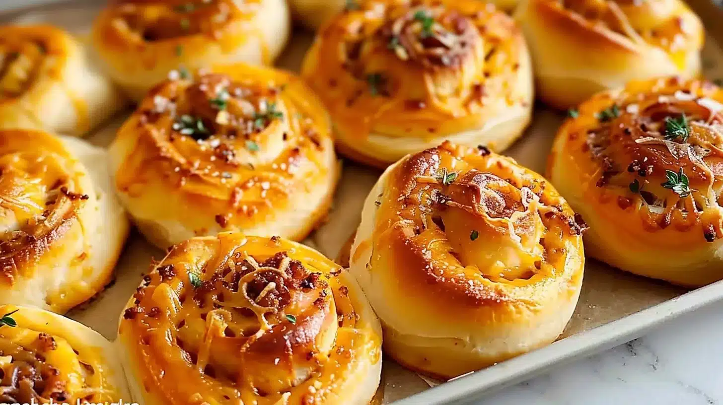 Savory make-ahead breakfast rolls ready for a delicious morning meal