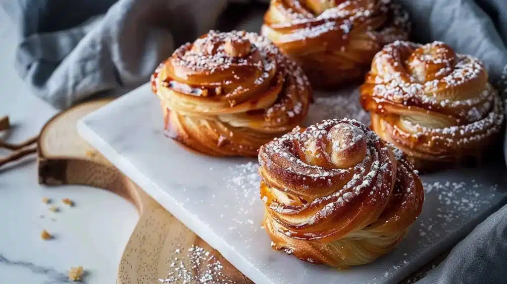 Franzrolls Cruffins - a delicious pastry blend of croissant and muffin.