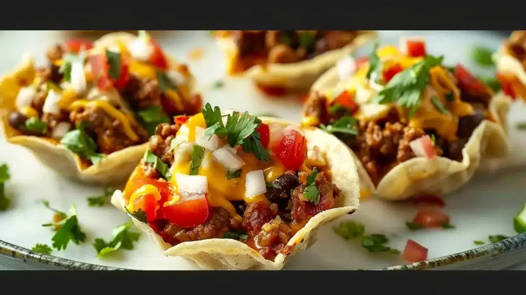 Delicious Taco Ranch Bites served with signature ranch dressing