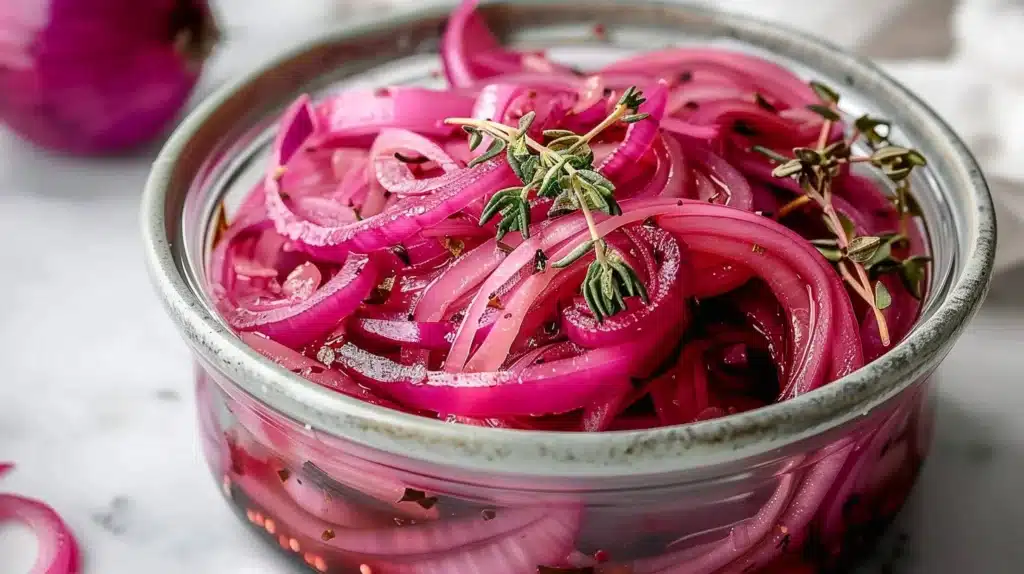 Quick Pickled Red Onions