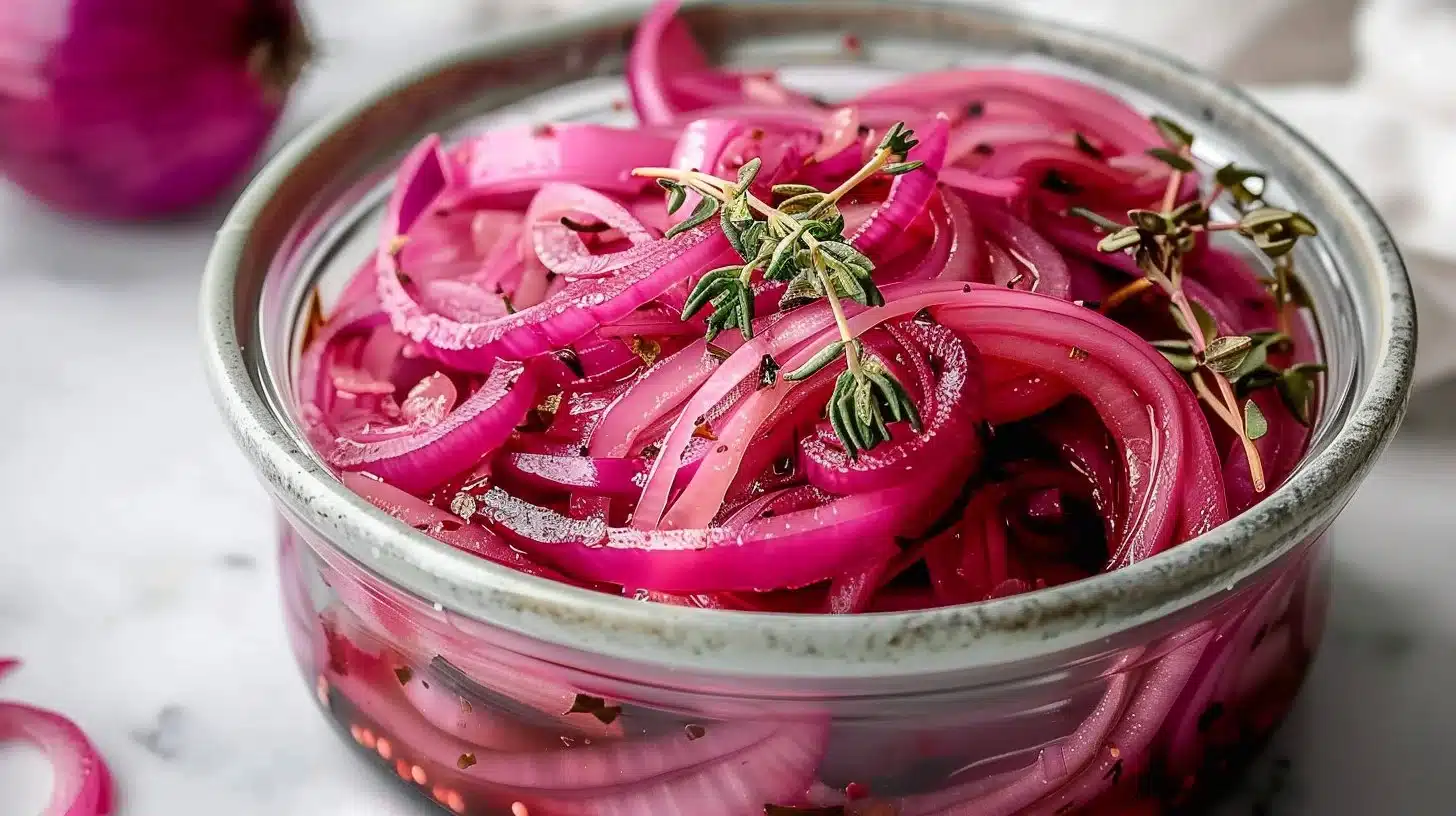 Quick Pickled Red Onions