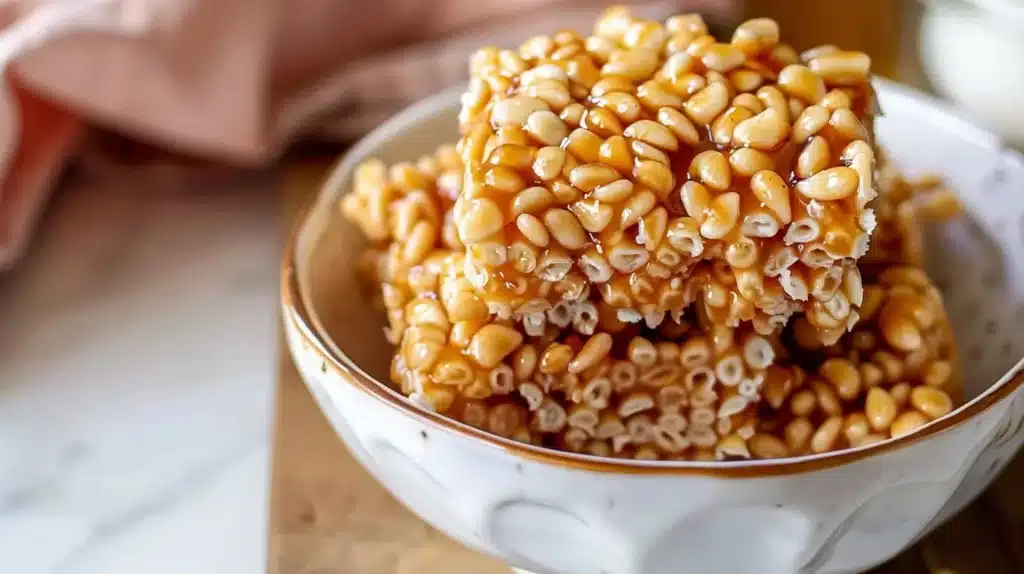 Salted Caramel Rice Krispie Treats: A Sweet Indulgence