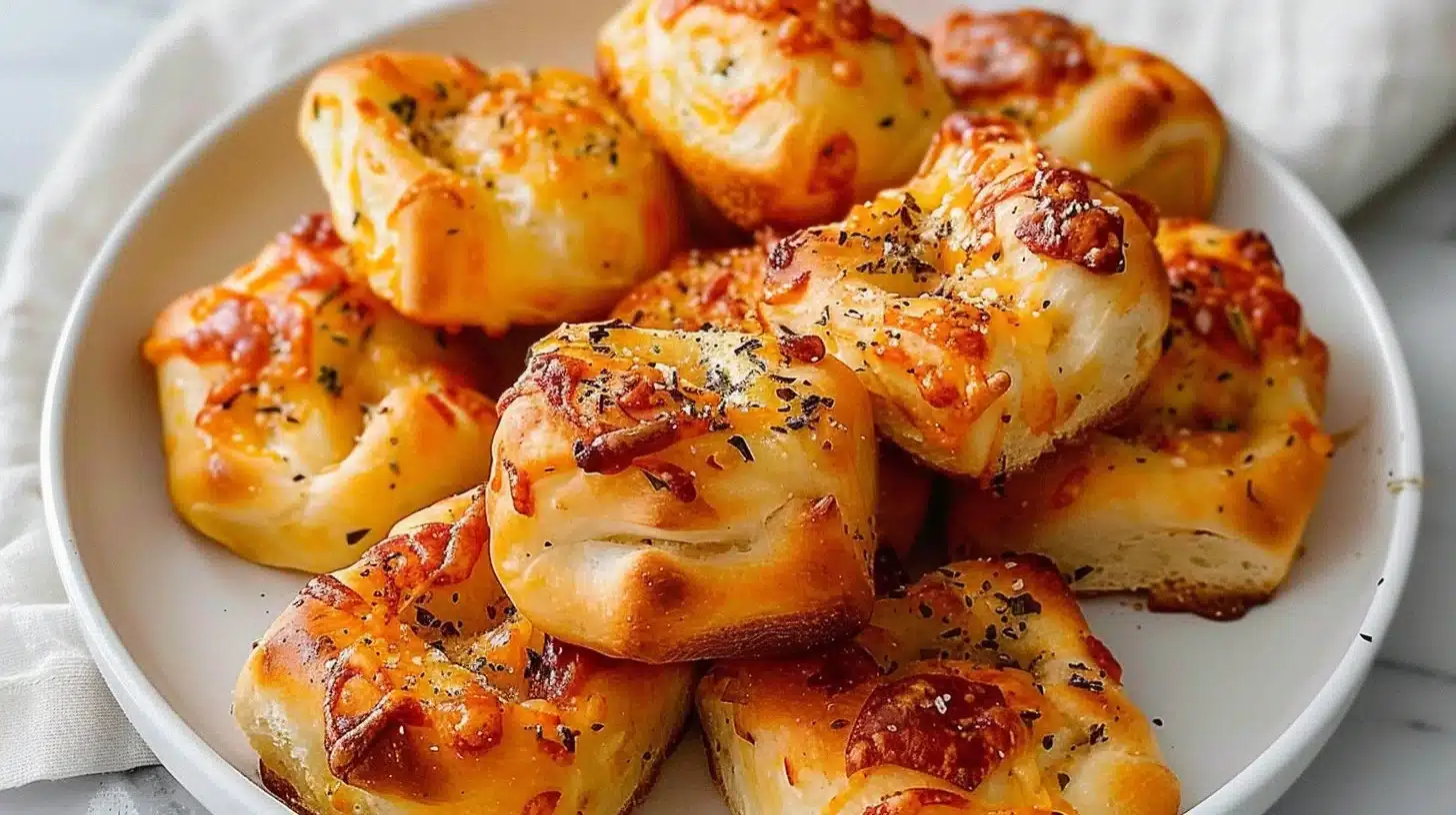 The Best Sourdough Pizza Rolls