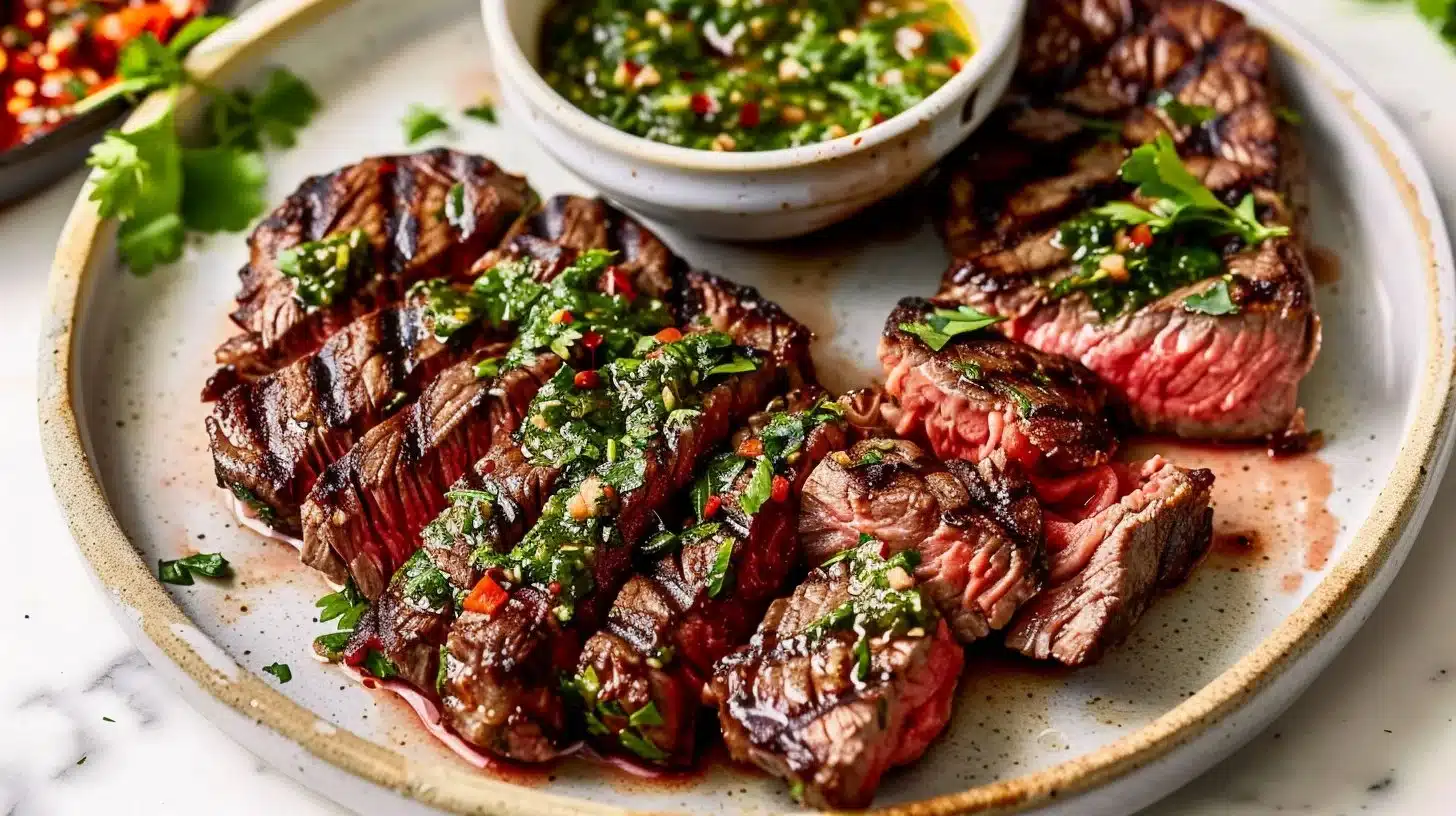 Grilled Ribeye Steak with Authentic Chimichurri (Better Than a Steakhouse)