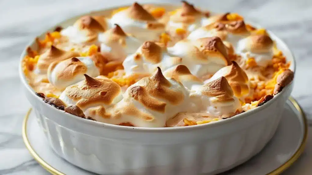Meringue Topped Sweet Potato Casserole