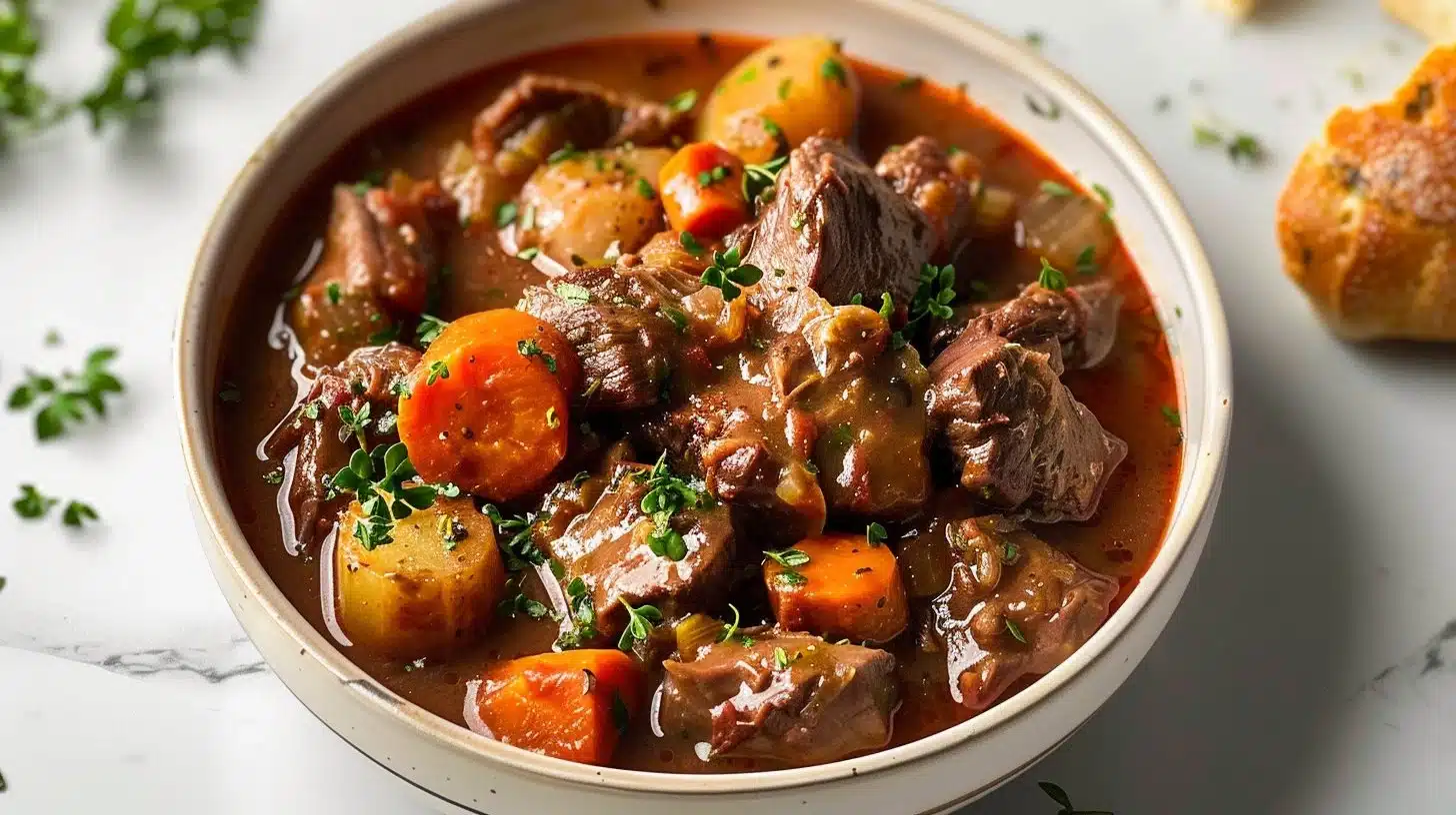 Slow Cooker Beef Bourguignon