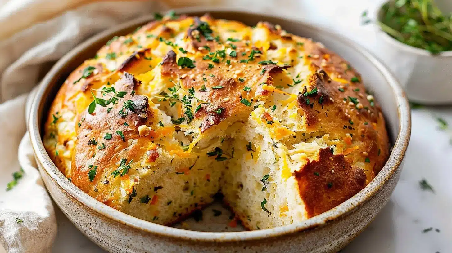 Cheddar and Herb Soda Bread – Savory, Quick & Irish-Inspired