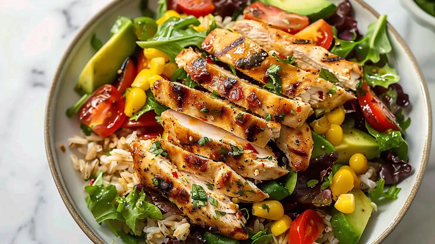High Protein Southwest Chicken Salad
