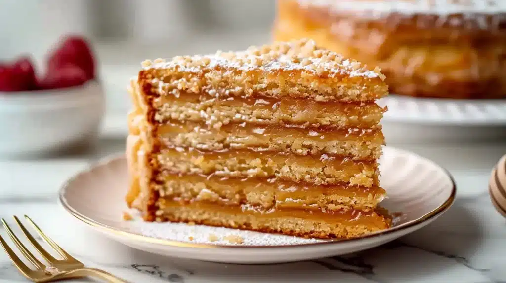 Russian Honey Cake (Medovik)