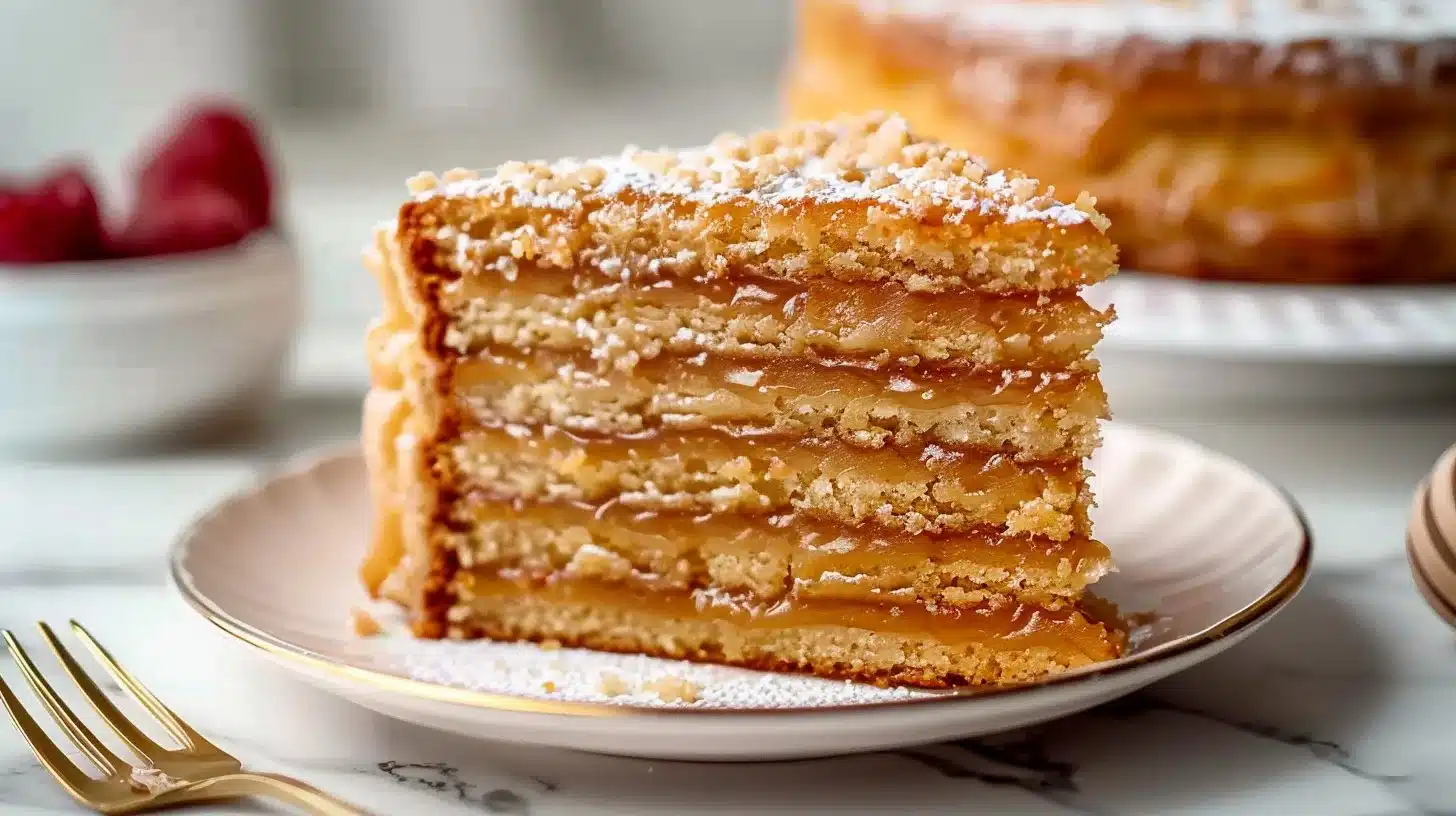 Russian Honey Cake (Medovik)