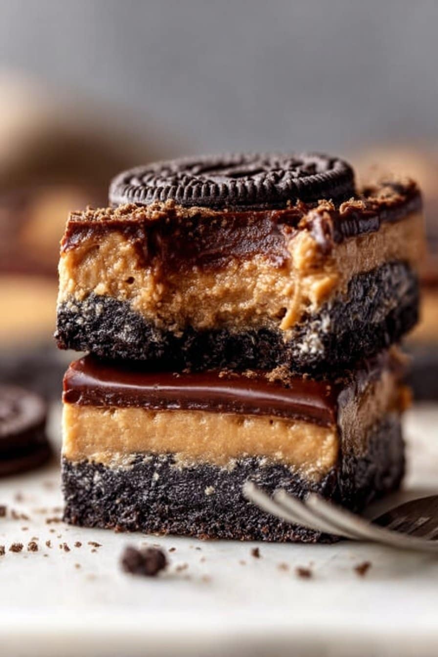 No-Bake Peanut Butter Oreo Bars