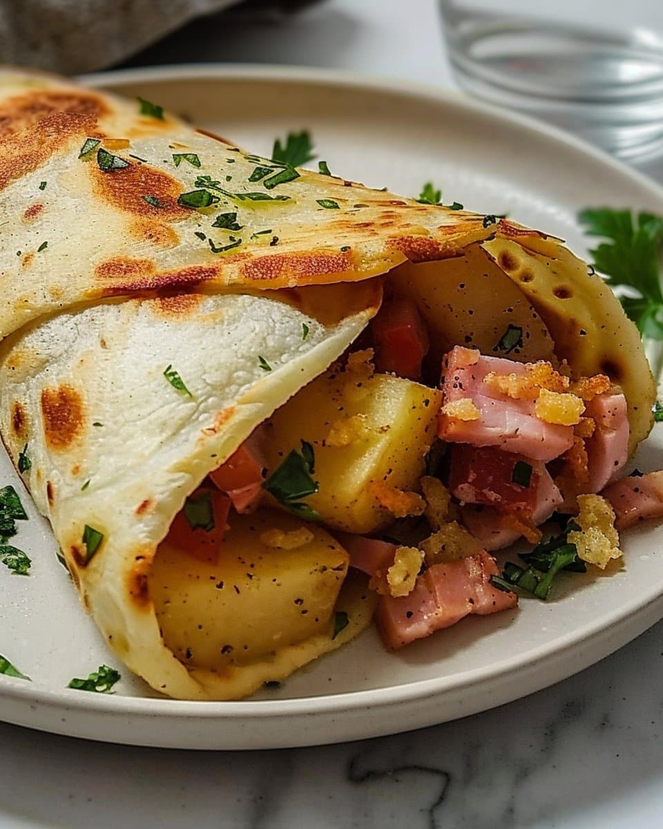 The Best Crispy Ham Potato Wrap You’ll Crave Every Time