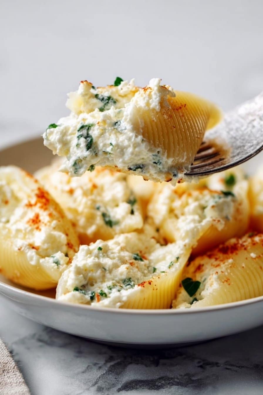 Creamy Cottage Cheese Stuffed Shells