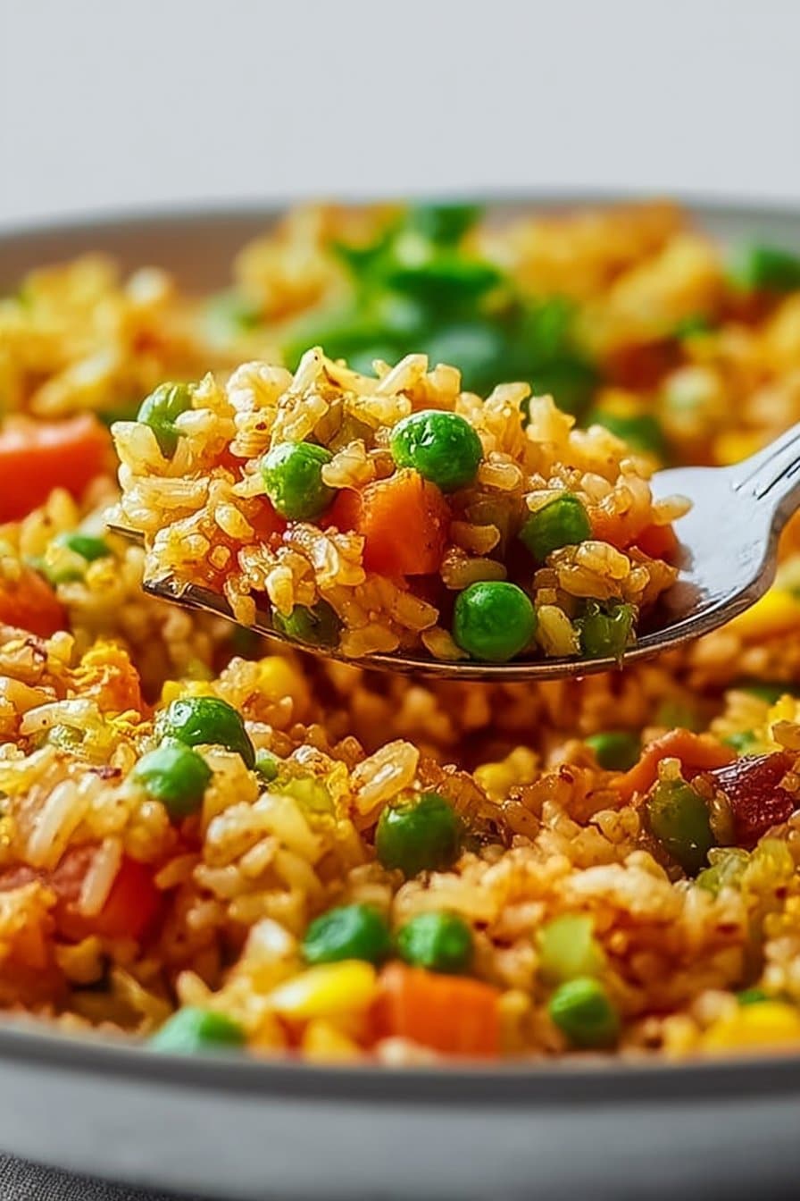 Easy Vegetable Fried Rice Skillet
