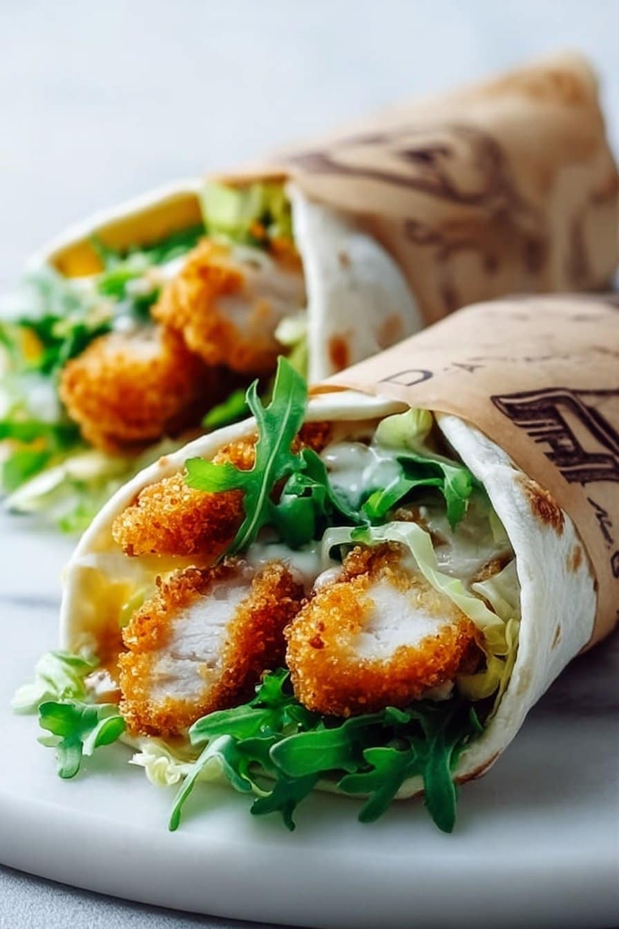 Crispy Chicken Wraps