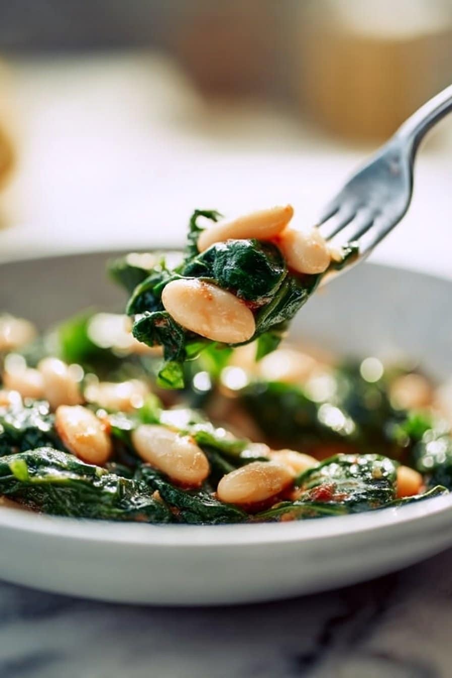 White Beans & Spinach Skillet