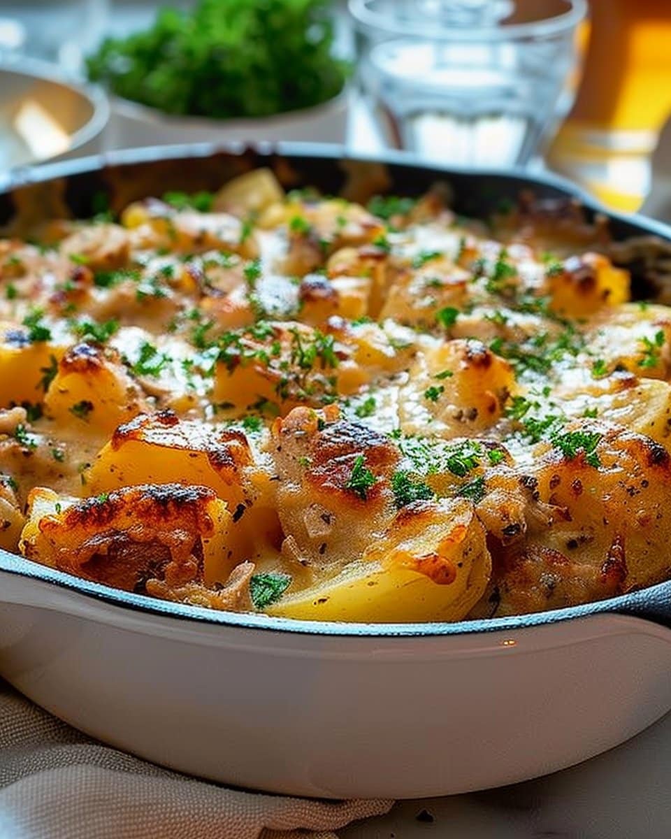 The Best Cheesy Chicken Potato Skillet for Ultimate Comfort Food