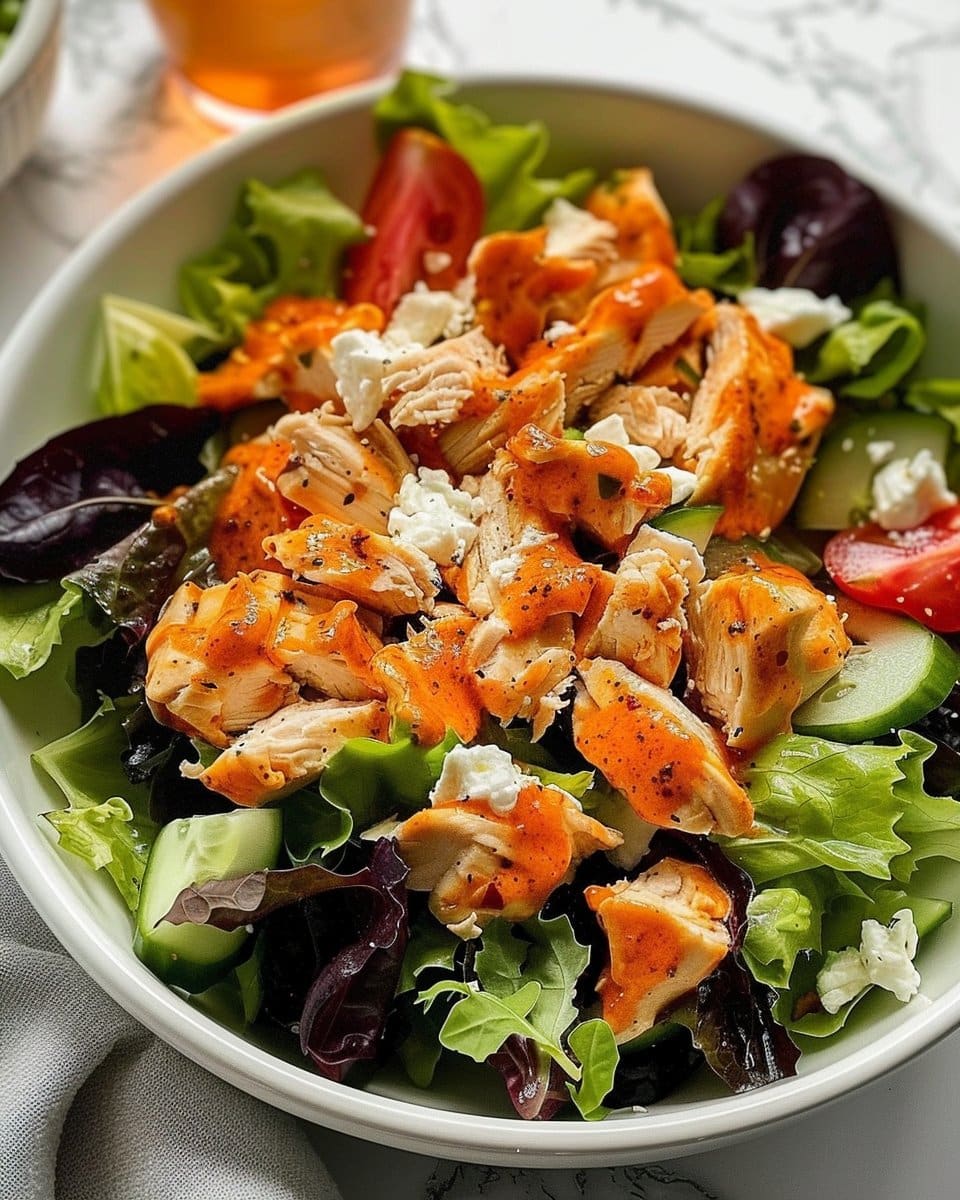 Easy Buffalo Chicken Salad