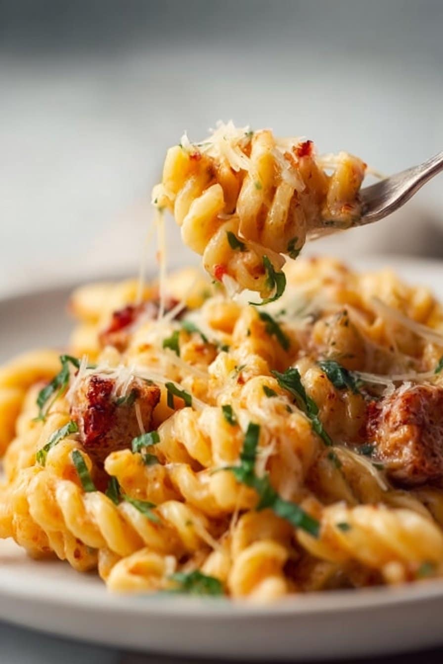 One-Pot Cheesy Pasta Dinner