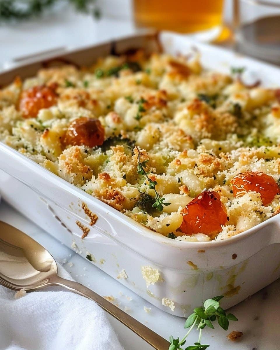 White Bean And Pesto Bake