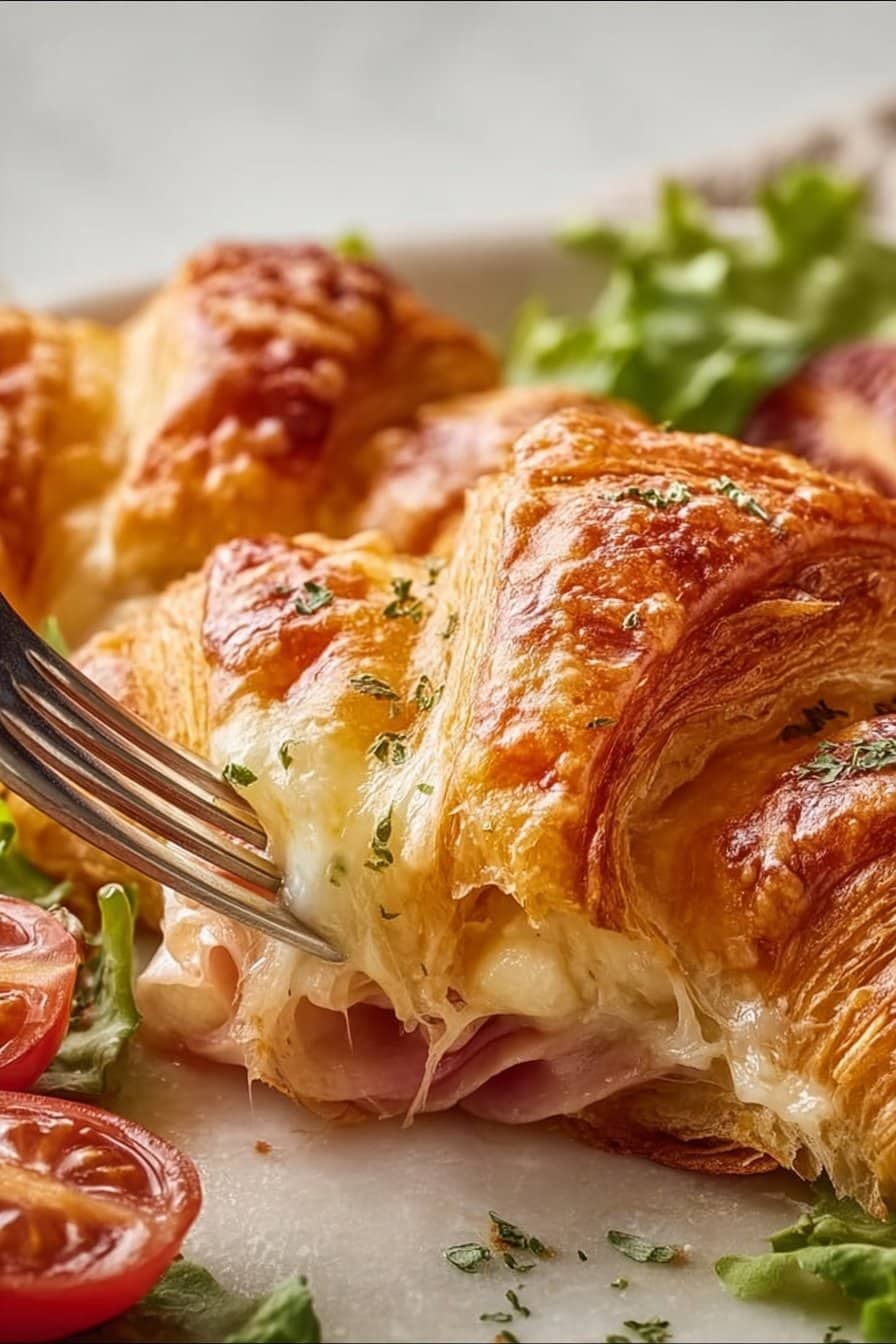 Baked Croissant Sandwich