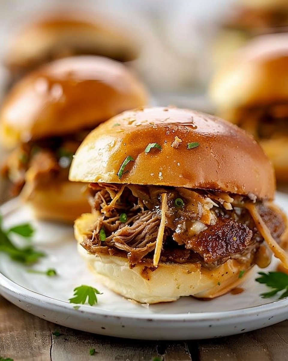 Easy French Dip Sliders Recipe for Dinner