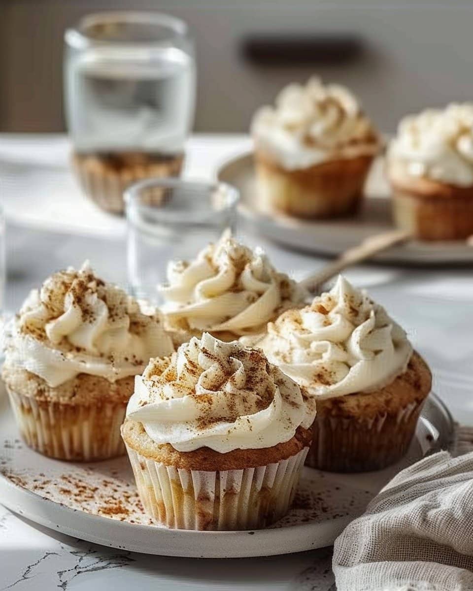 Apple Filled Cupcakes