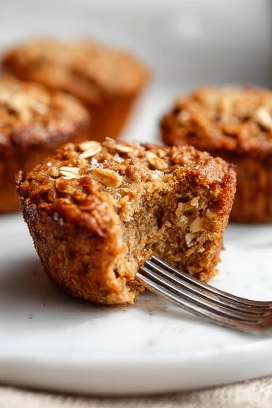 Baked Oatmeal Protein Muffins