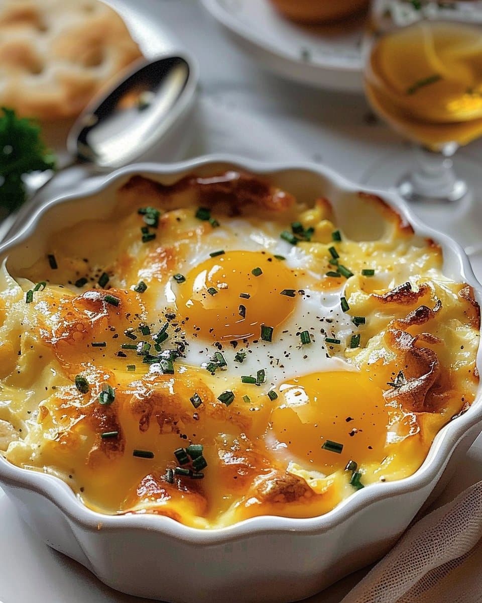 Baked Cottage Cheese Eggs