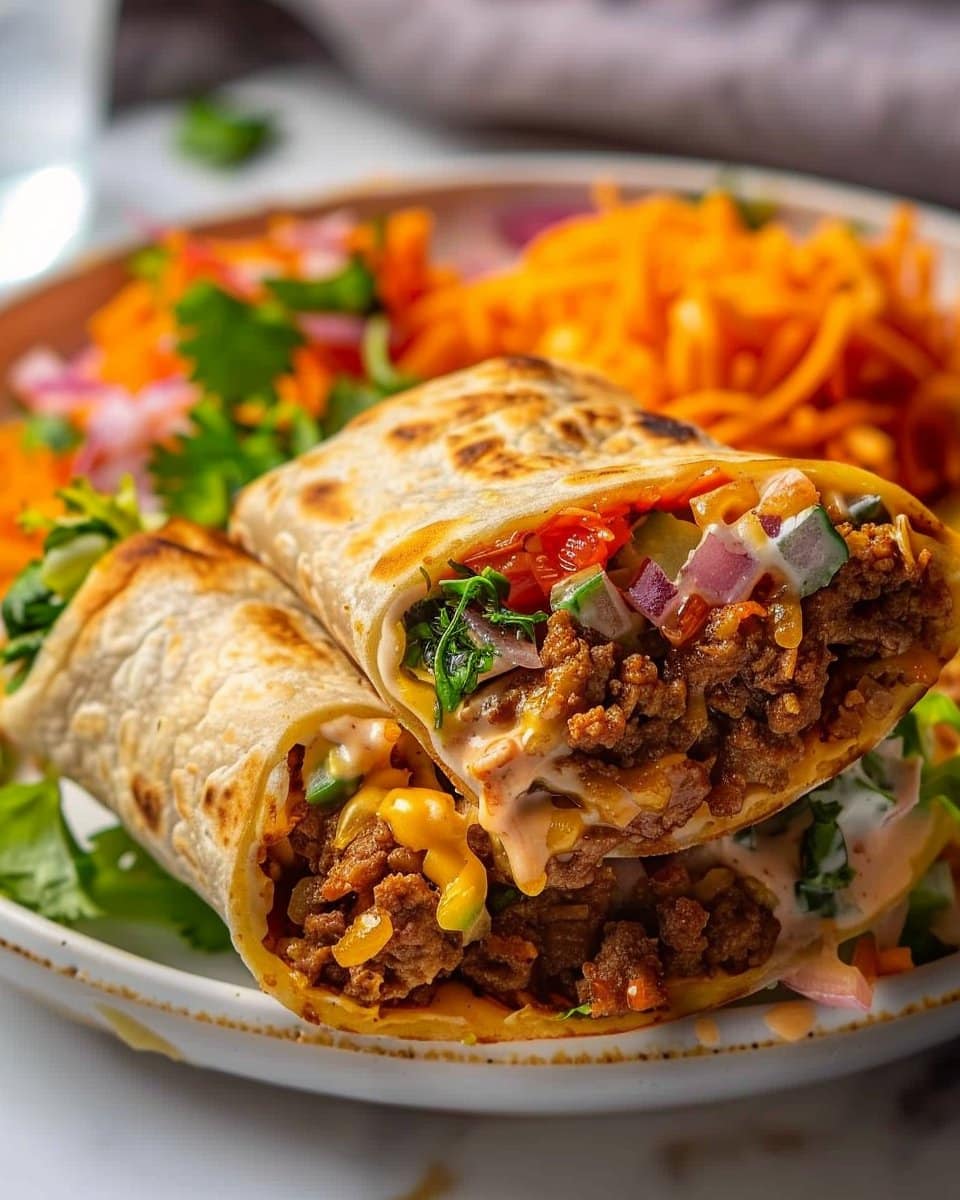 Beefy Nacho Cheese Wrap