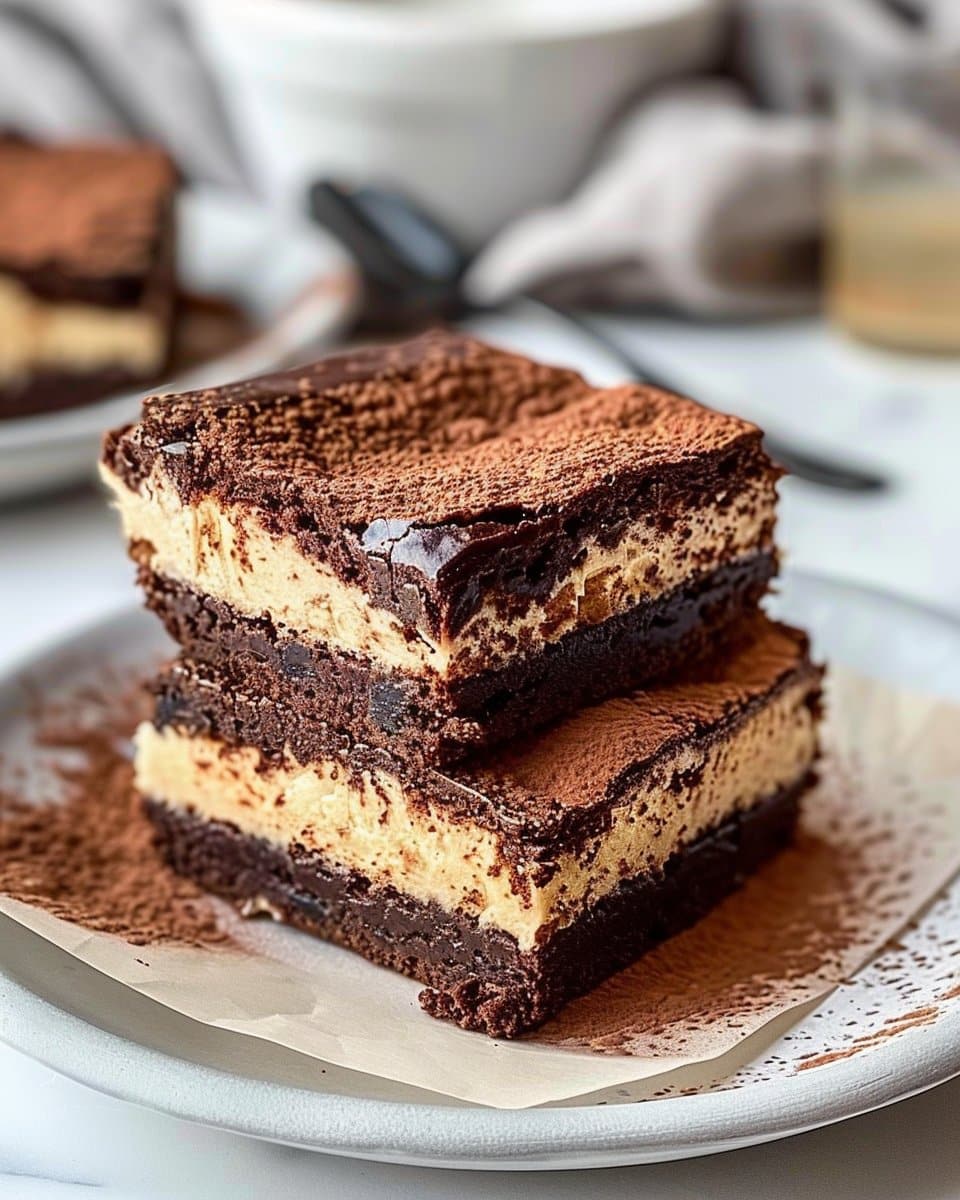 Indulgent Tiramisu Fudge Brownies Recipe