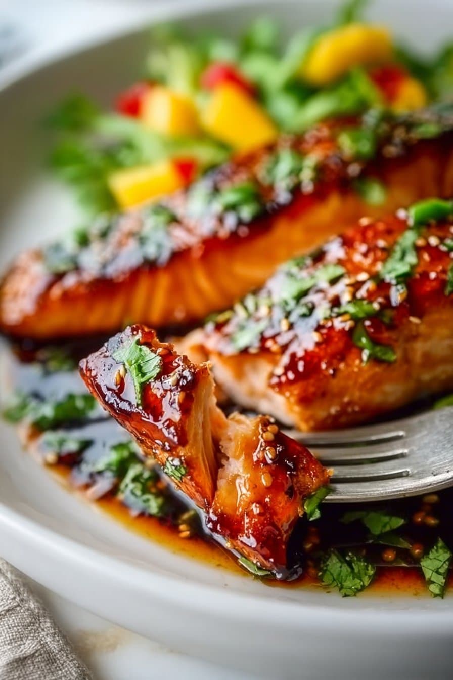 Mango Teriyaki Salmon