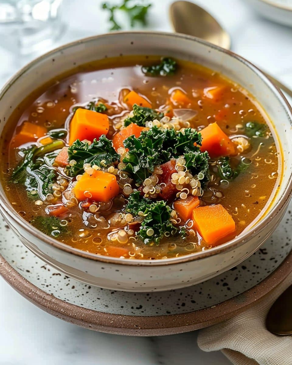 Quick One-Pot Kale and Quinoa Stew