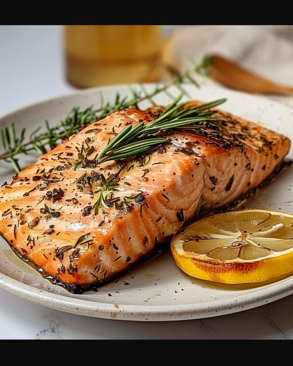 Easy Lemon Herb Salmon Plate That’s Bursting With Fresh Flavor