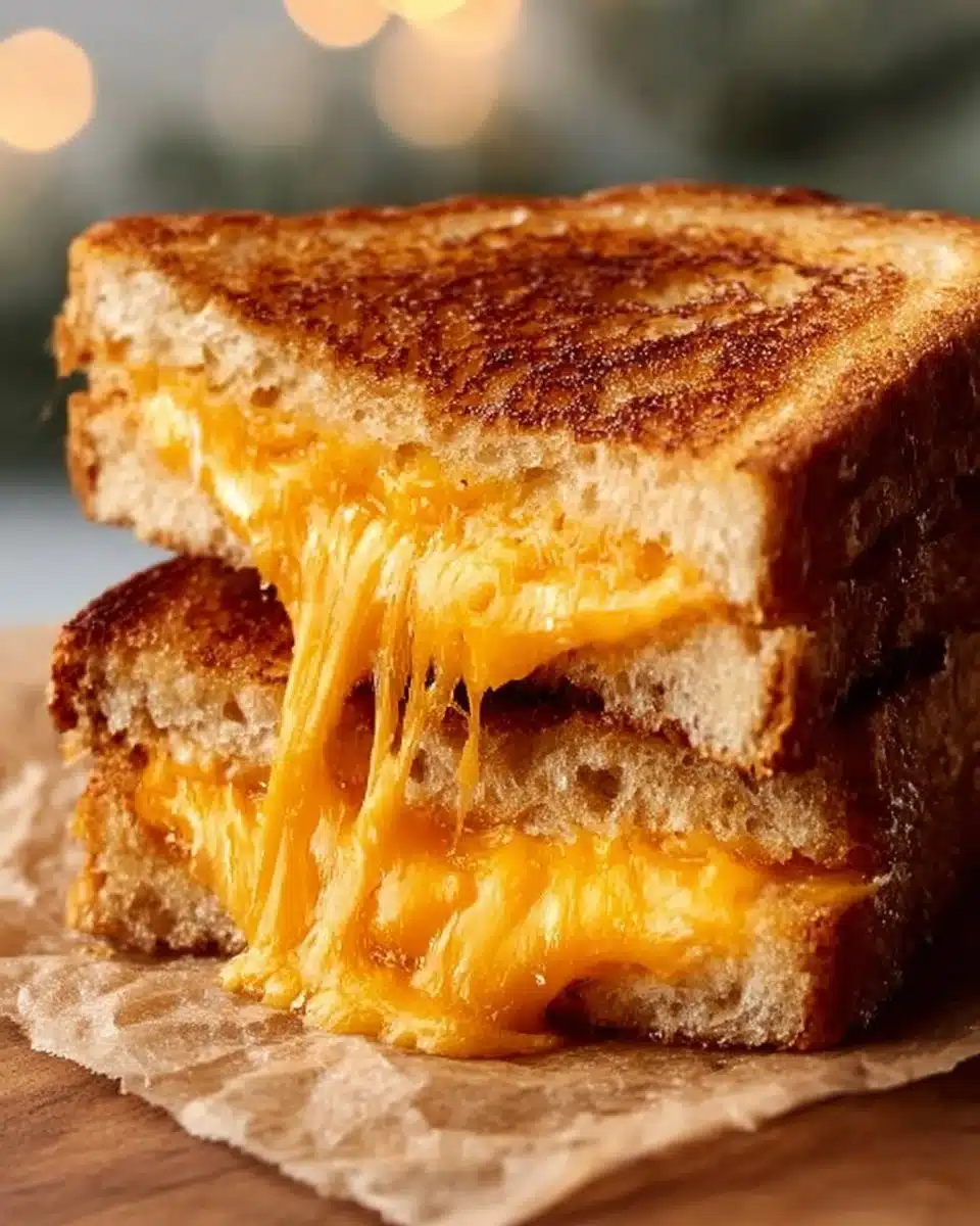 Air Fryer Grilled Cheese sandwich, perfectly toasted and golden brown.