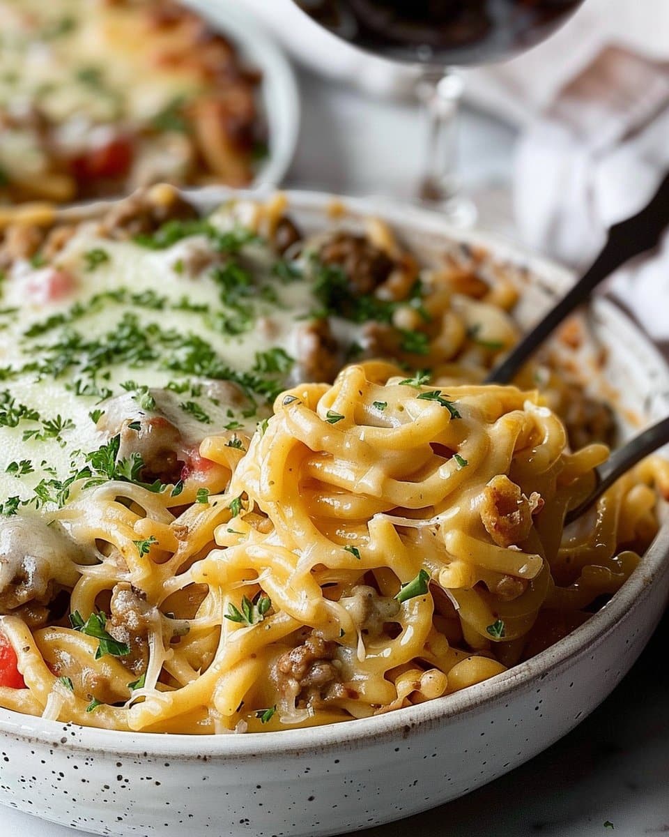 Cheeseburger Tetrazzini