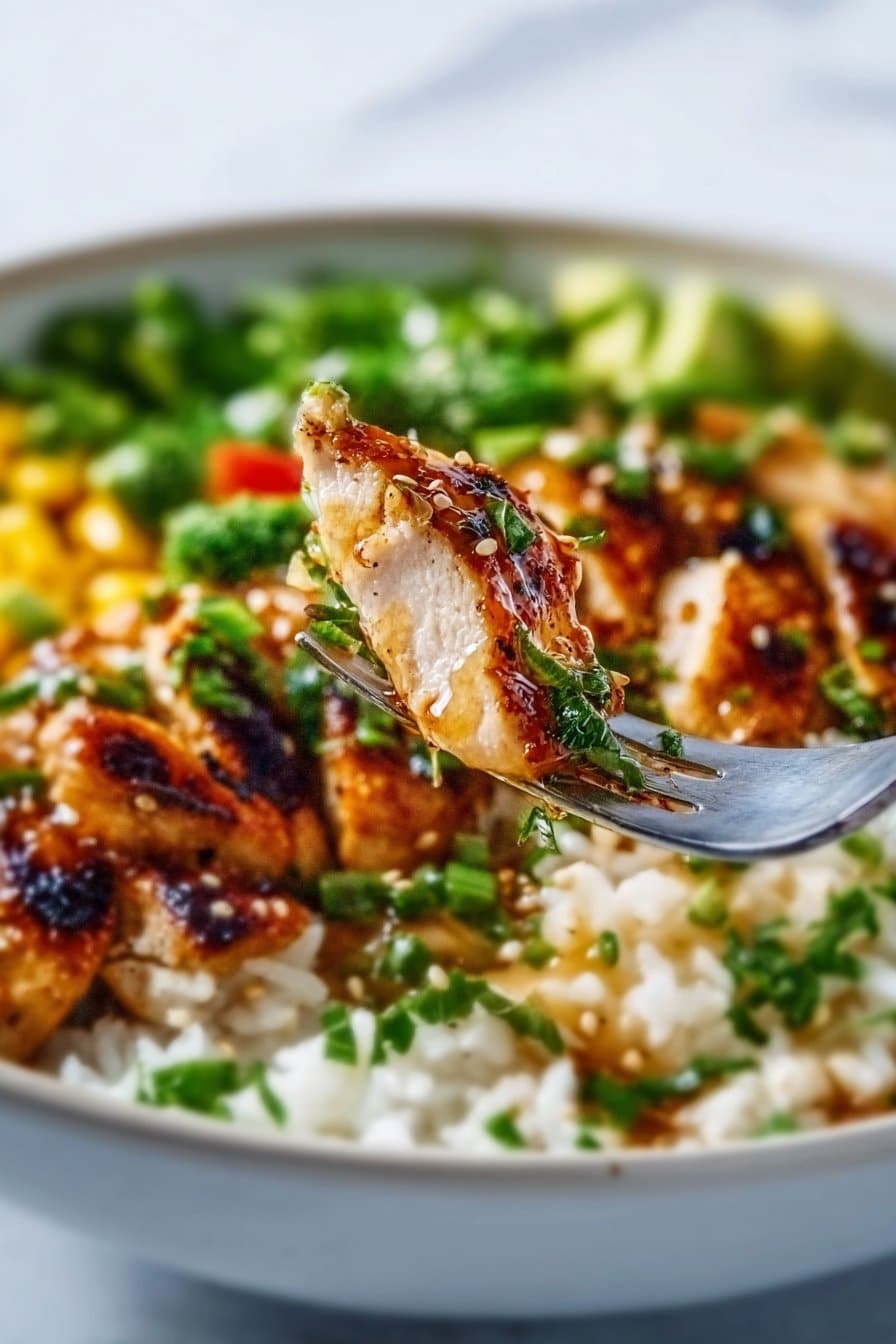 Honey Lime Chicken Bowl