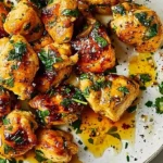 Delicious Garlic Butter Chicken garnished with fresh herbs and served on a plate