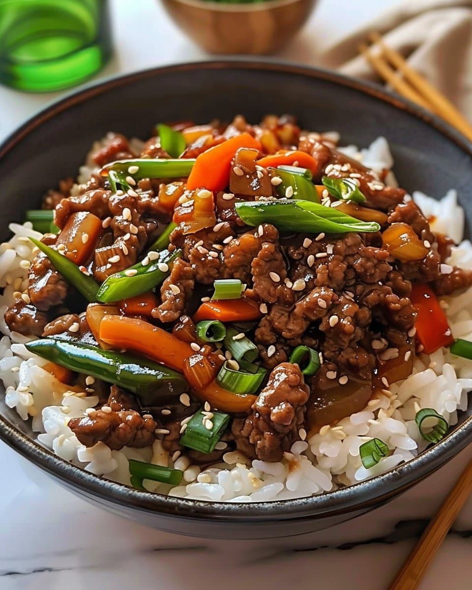 Easy Ground Beef Teriyaki Stir Fry