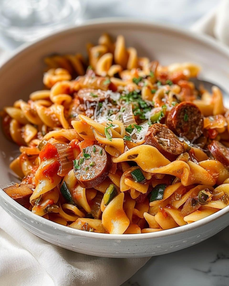Sausage Pasta Veggie