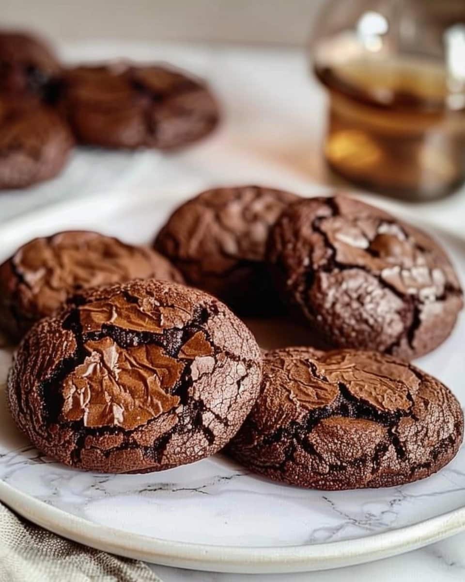 Chocolate Lava Brownie Cookies