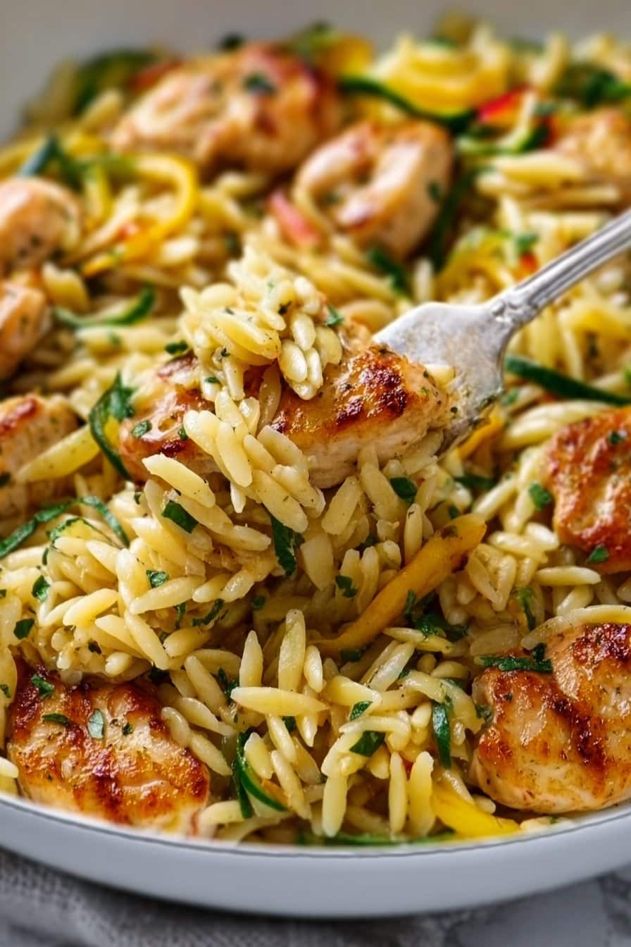 Lemon Chicken Orzo