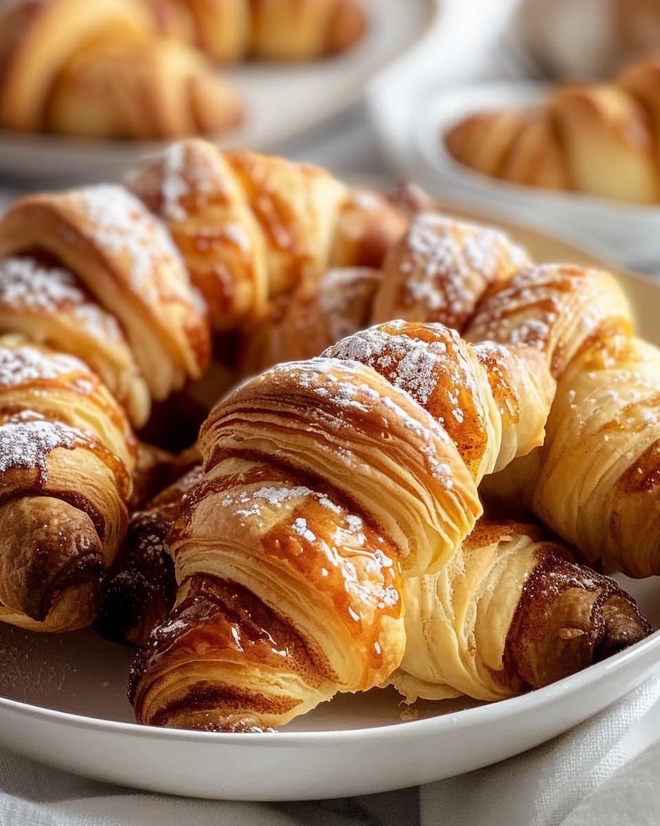 Warm Cinnamon Crescent Twists