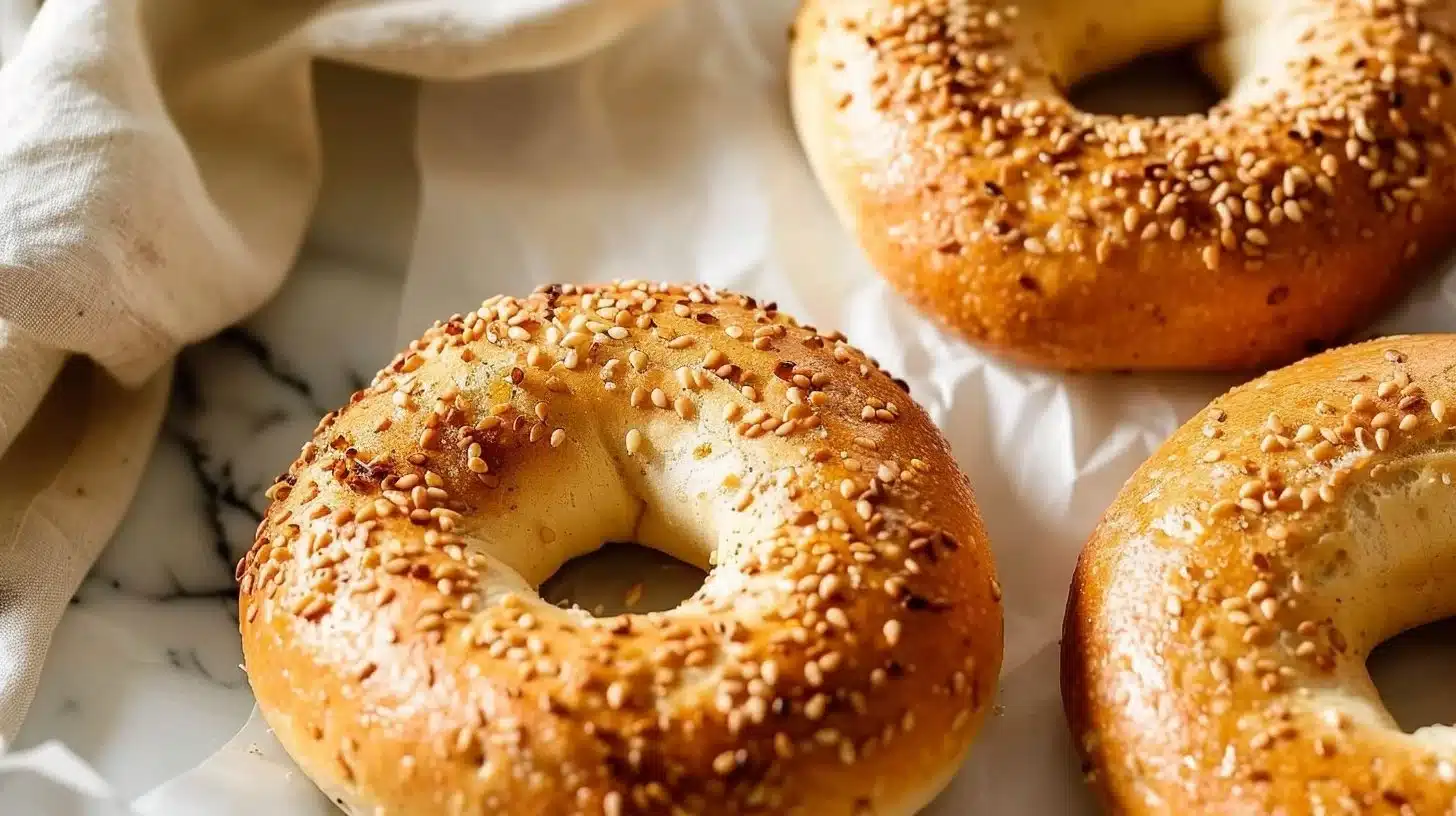 Delicious homemade 2 ingredient Greek yogurt bagels