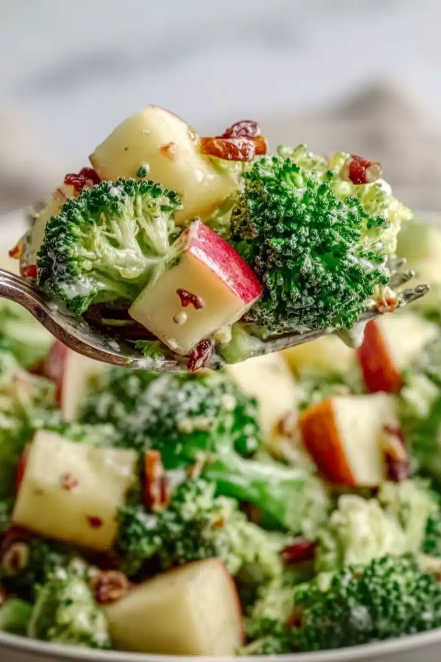 Apple and Broccoli Salad