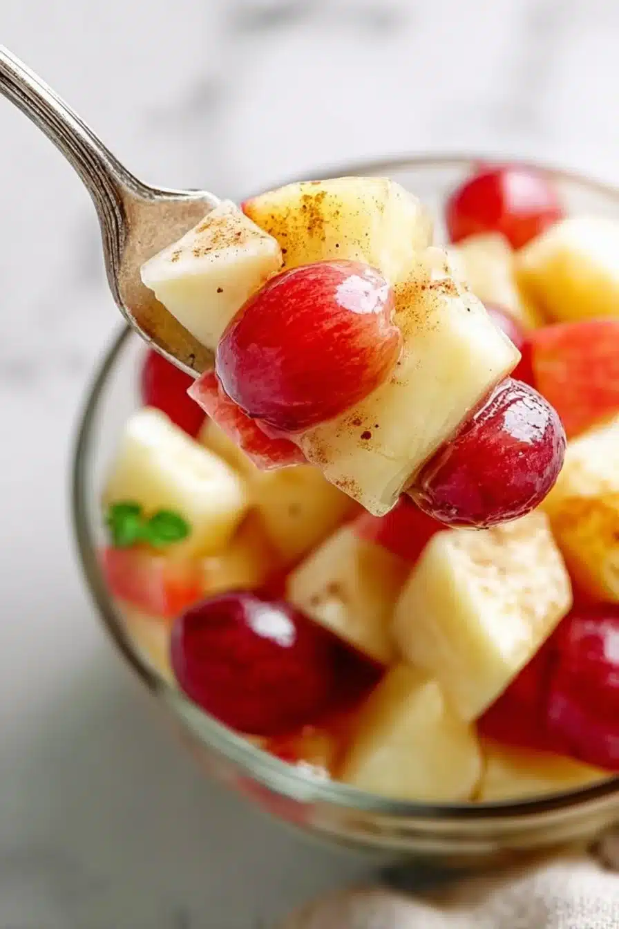 Apple Cinnamon Breakfast Fruit Salad
